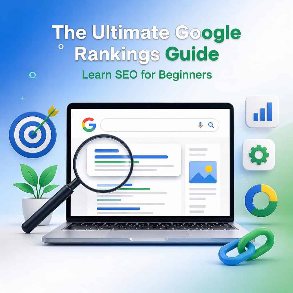 The Ultimate Google Rankings Guide For Beginners Banner